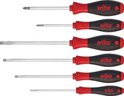 Schraubendrehersatz 302 HK6 SO 6-tlg.Schlitz/PH Mehrkomponentengriffen WIHA
