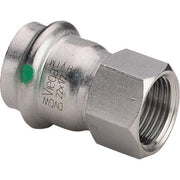 VIEGA Übergangsstück SANPRESS Inox 2312 28mm x 3/4 IG, Edelstahl