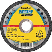 Trennscheibe A 60 TZ Special D125x1mm ger.INOX Bohr.22,23mm KLINGSPOR