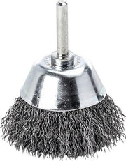Topfbürste D.50mm Schaft 6mm Drahtstärke 0,3mm STA 10500min-¹ LESSMANN