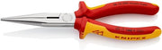 KNIPEX VDE Flachrundzange 200mm m.Schneide, gerade, VDE isoliert 2616200