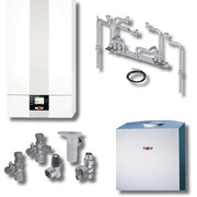 Wolf Paket Brennwerttherme CGB-2-14 Speicher CSW-120, BM-2, Aufputz