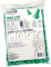 Earplugs MAX LITE REFILL LS400 EN352 SNR 34 dB Refill Pack 200 Pairs/Pack.