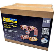 Starterpaket Kupfer Press Aquagas 80-tlg Paketdeal