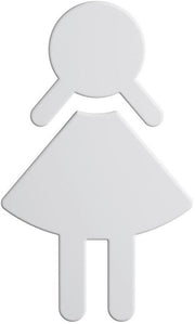 Symbol Frau 801.91B020 PA Farb-Nr.98 B.87mm H.150mm S.3mm HEWI