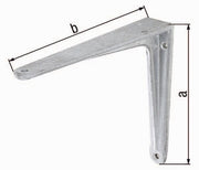 Konsole L.250mm H.200mm Alu-Guss Trgf.80kg GAH