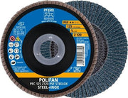 Fächerscheibe POLIFAN Z PSF STEELOX D.125mm K.120 konisch Stahl/INOX ZK Z PFERD