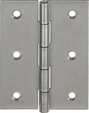 Scharnier 10502 H.60mm B.46mm S.1,2mm VA gerollt,halbbreit VORMANN
