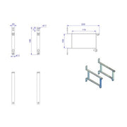 Strawa strawi 125 Wandhalter-Set