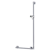 Keuco Winkelgriff Plan Care 90 Grad re/li, mit Brausehalter, chrom