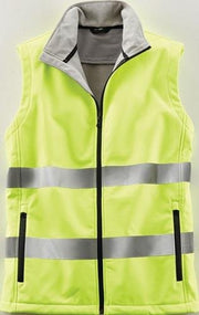 Terrax Workwear Warning Vest Size L, Yellow, EN 20471 Class 1 TERRAX