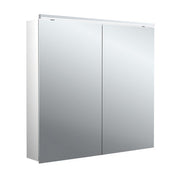 EC Lichtspiegelschrank flat 2 06503 Aufputz, 2trg. 800 mm alu.