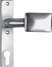 Türknopf-Kurzschild 486Z fest LM F1/silberf.4-KT.8mm AMF