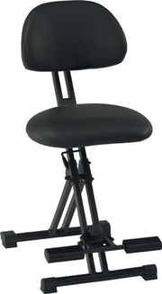 Stehhilfe Kunstleder Sitz-H.550-770mm STA schwarz Fußstütze MEY