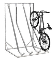 Fahrradkufenparker SF 6 hoch/tief 90Grad verz.Anz.Radstände 6 freistehend WSM