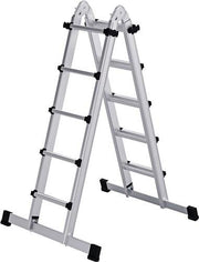 Teleskopleiter Alu.4x5 Sprossen max.Gesamtbelastung 150kg MUNK