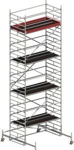 Fahrgerüst Uni Breit P2 Arbeits-B1500xL2850mm Alu.Gerüsthöhe 8610mm 2 kN/m²