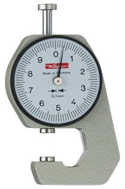 Taschendickenmessgerät K 15 0-10mm Abl. 0,1mm plan 6,35mm KÄFER