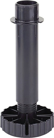 Sockelverstellfuß Korrekt Ku.schwarz 100mm Bereich -6/+30mm HETTICH