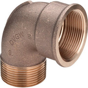 Red brass elbow 90 degrees, 3092 R11/4