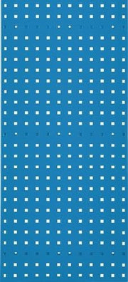 Lochplatte B450xL1000mm himmelblau RASTERPLAN