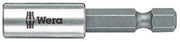 Bit Holder 899/4/1 1/4 inch F 6.3 1/4 inch C 6.3 Magnetic, Snap Ring L.75mm WERA