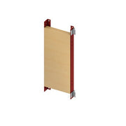 TECEprofil fastening plate for support handles and holding system, # 9.042.003