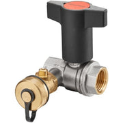 OVENTROP Ball Valve with Drain Valve DN20 3/4