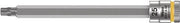 Steckschlüsseleinsatz 8767 A HF TORX® 1/4 Zoll T25 L.100mm WERA