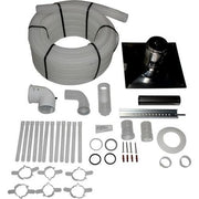 Wolf Anschluss-Set C93x DN60/100 flexibel im Schacht DN60, Abdeckung VA