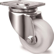 Schwerlast-Lenkrolle D.100mm Trgf.500kg Platte L100xB85mm Polyamid TECWERK