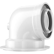 BOSCH Exhaust Accessories FC-CA60-87 Adapter 87 Deg, d:60/100 mm, Test Port