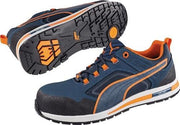 Sicherheitsschuh Crosstwist LOW Gr.44 blau/orange S3 HRO SRC EN20345 Leder PUMA