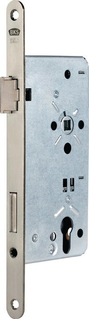Haustür-Einsteckschloss 0024 PZW 22/55/92/10mm DIN R silber rd BKS
