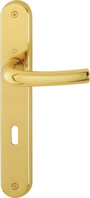 Long backplate handle set Tôkyô M1710RH/265 MS F71 OB 72mm DIN L/R HOPPE