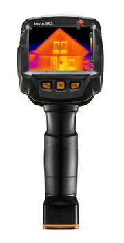Wärmebildkamera (42°+12°Obj.,320x240px,27Hz,man.Fokus,App,Laser) testo 883-2 Set