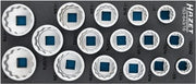 Werkzeugmodul 163-643/16 16-tlg.1/3+ (392x172 mm) Steckschlüssel-Satz HAZET