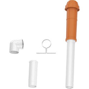 BOSCH Abgaszubehör FC-Set80-C33x(hinten) Grundbausatz C33x, d:80/125mm, rot