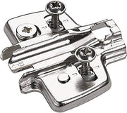 Kreuzplatte STA vern.D=0,0mm D.2,5mm m.Spanplattenschrauben HETTICH