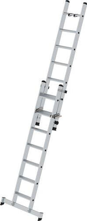 Schiebeleiter Alu.Stufen 2x7 Arbeits-H.b.ca.4400mm geriffelte Stufen 16,4kg MUNK