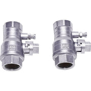BOSCH Installationszubehör Nr. 224 Wartungshähne-Set R 3/4, Durchgangsform