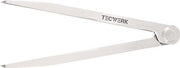 Spitzzirkel L.200mm m.Nietscharnier TECWERK