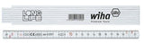 Folding ruler, Longlife®, L.2m W.15mm white Weight 140g, WIHA