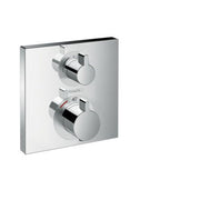 HG Thermostat Unterputz Ecostat Square Fertigset 2 Verbraucher chrom
