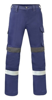 Bundhose Force+, indigoblau/charcoal, 79%/20q% BW/PL/Carbon, Gr. 62