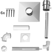 BOSCH Flue Gas Accessory FC-Set60-C93x Package for Shaft, d:60/100mm, Stainless Steel