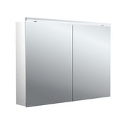 EC Lichtspiegelschrank pure 2 05504 Aufputz, 2trg. 1000 mm alu.