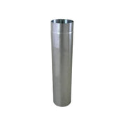 BERTRAMS Flue pipe ALU crimped, L: 500mm, D: 130mm