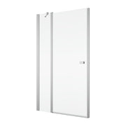 Meran Schwingtür 1tlg mit Festf. 900x2000 ESG m.Aquaperle,si.-hgl.