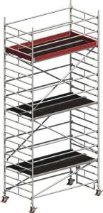 Fahrgerüst Uni Breit P2 Arbeits-B1500xL2850mm Alu.Gerüsthöhe 6430mm 2 kN/m²